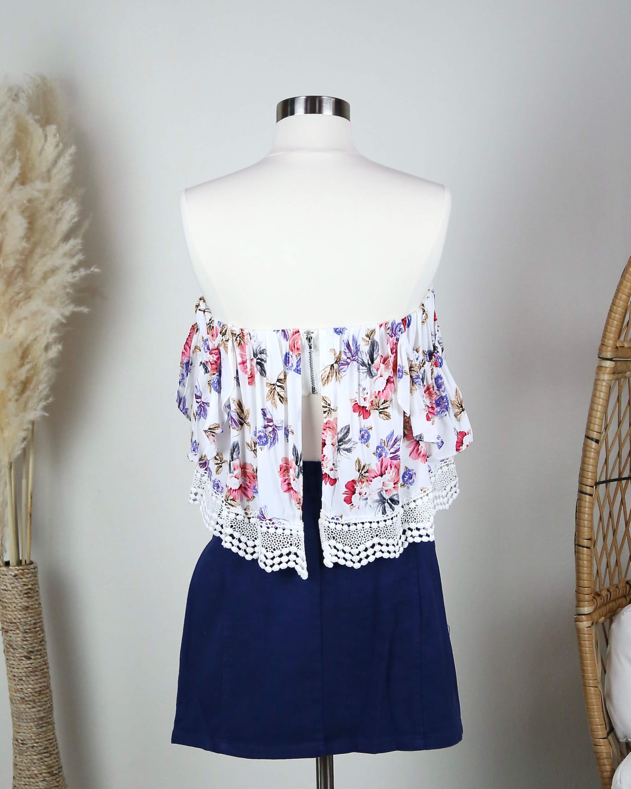 WovenButtonUpEssentialDenimMiniSkirtwithFrontPocketsinNavy3